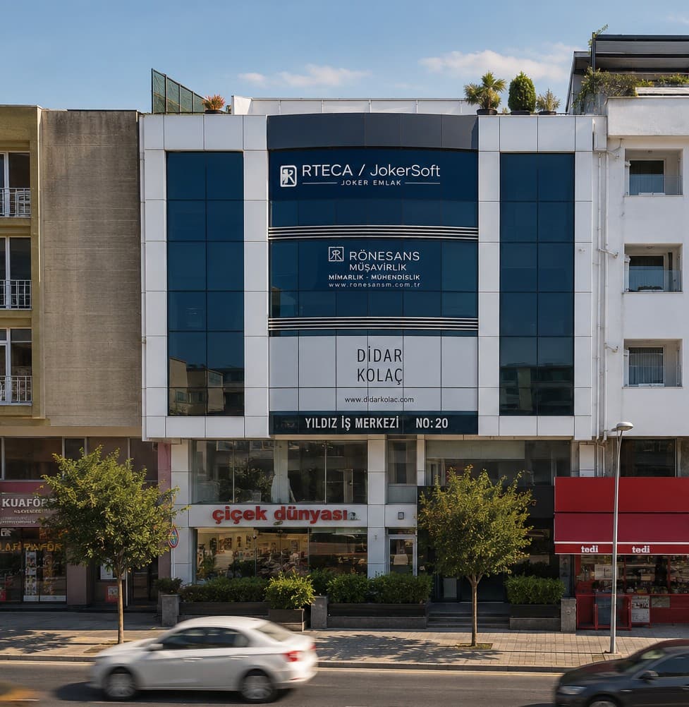 RTECA ofis — Yıldız İş Merkezi, JokerSoft tabelası